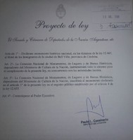Proyecto de Ley Monumento Histórico Nacional - Ex Hotel de Inmigrantes Bell Ville